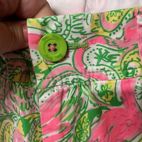 Lilly Pulitzer Paisley Flamingo 🦩 Callahan Shorts - Picture 5 of 11